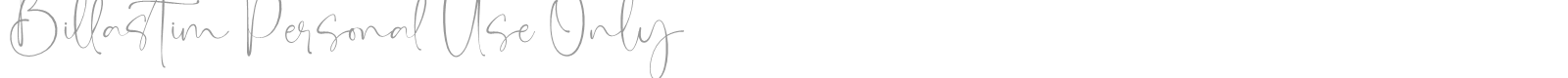 Billastim font preview